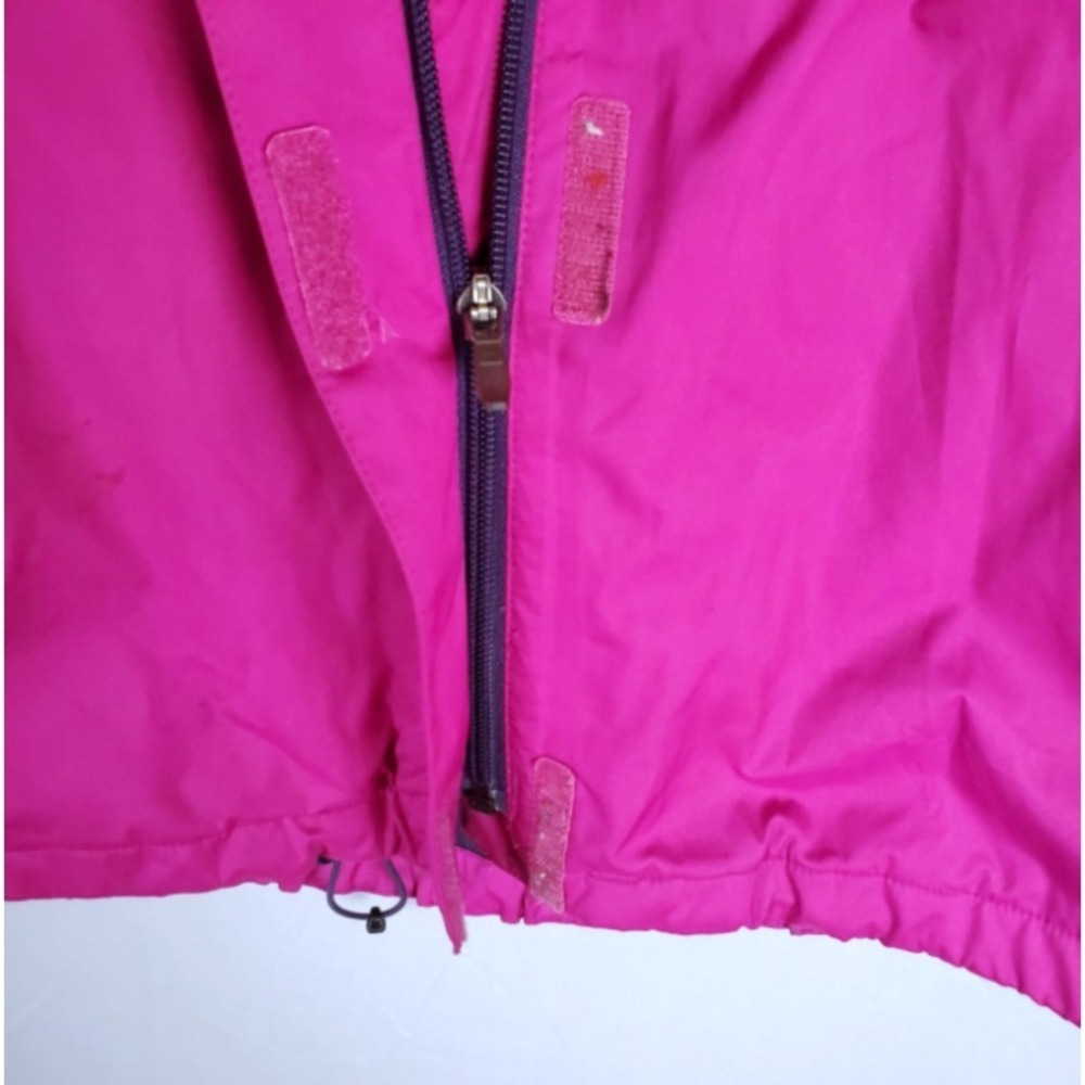 Columbia Omni-Tech Windbreaker Jacket Women's Size Small Pink Hooded Full Zip - Picture 4 of 8
